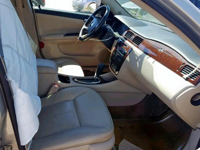 2G1WC5EM4A1209976 - 2010 CHEVROLET IMPALA LTZ GOLD photo 5