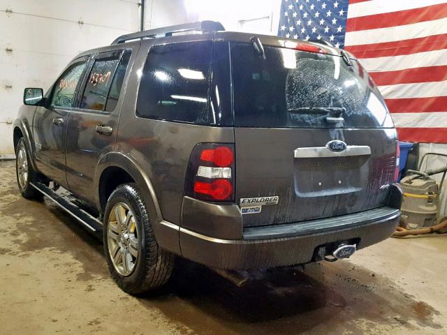 1FMEU75E68UA36301 - 2008 FORD EXPLORER L GREEN photo 3