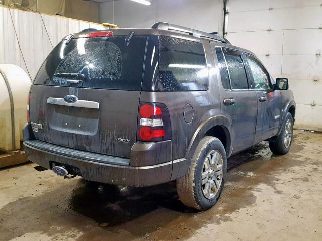 1FMEU75E68UA36301 - 2008 FORD EXPLORER L GREEN photo 4