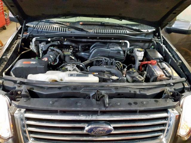 1FMEU75E68UA36301 - 2008 FORD EXPLORER L GREEN photo 7