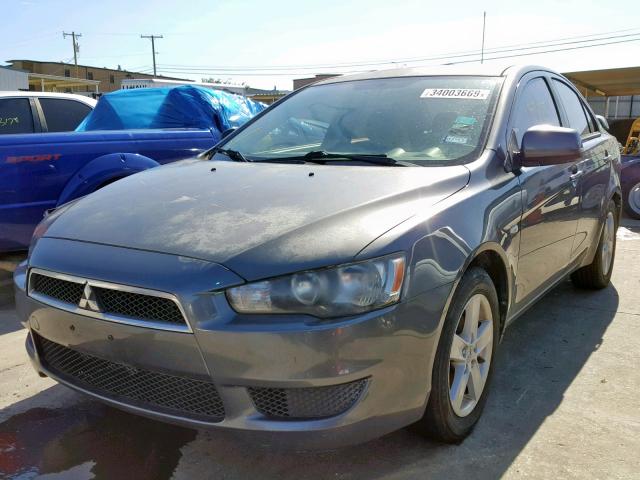 JA3AU26U18U011574 - 2008 MITSUBISHI LANCER ES GRAY photo 2