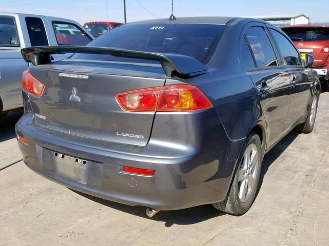 JA3AU26U18U011574 - 2008 MITSUBISHI LANCER ES GRAY photo 4