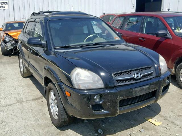 KM8JN72D27U507379 - 2007 HYUNDAI TUCSON SE BLACK photo 1