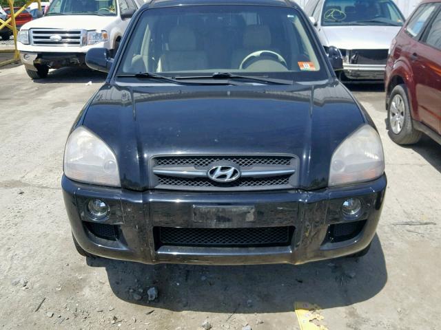 KM8JN72D27U507379 - 2007 HYUNDAI TUCSON SE BLACK photo 9