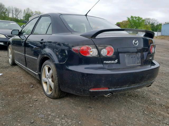 1YVHP80D775M09961 - 2007 MAZDA 6 S BLACK photo 3