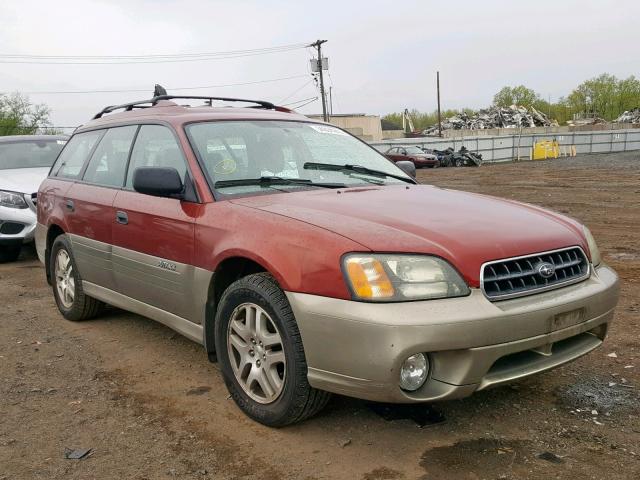 4S3BH675747619469 - 2004 SUBARU LEGACY OUT TWO TONE photo 1