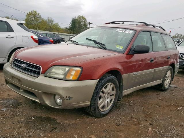 4S3BH675747619469 - 2004 SUBARU LEGACY OUT TWO TONE photo 9