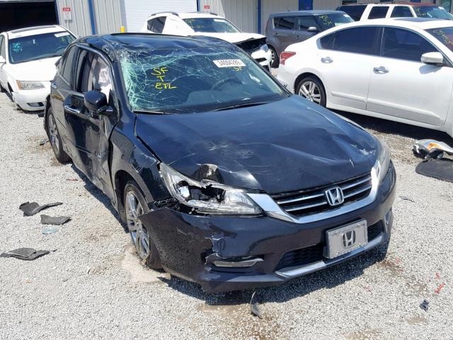 1HGCR3F80DA045457 - 2013 HONDA ACCORD EXL BLACK photo 1