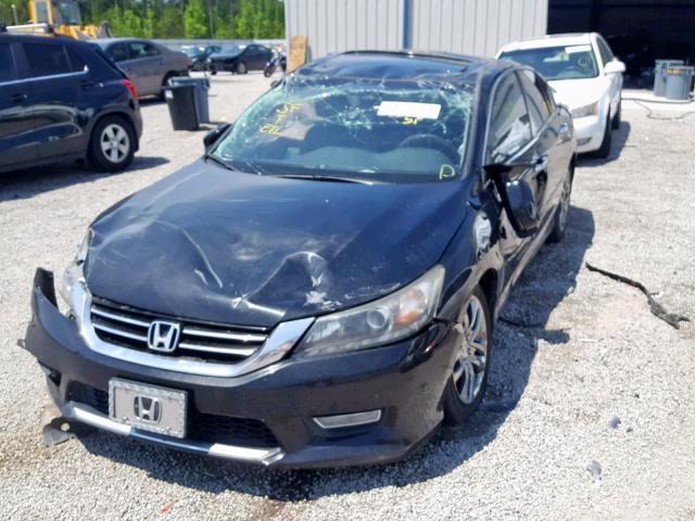 1HGCR3F80DA045457 - 2013 HONDA ACCORD EXL BLACK photo 2