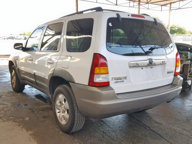 4F2YU09132KM39154 - 2002 MAZDA TRIBUTE LX WHITE photo 3