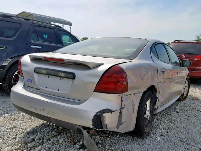 2G2WP552061138670 - 2006 PONTIAC GRAND PRIX SILVER photo 4
