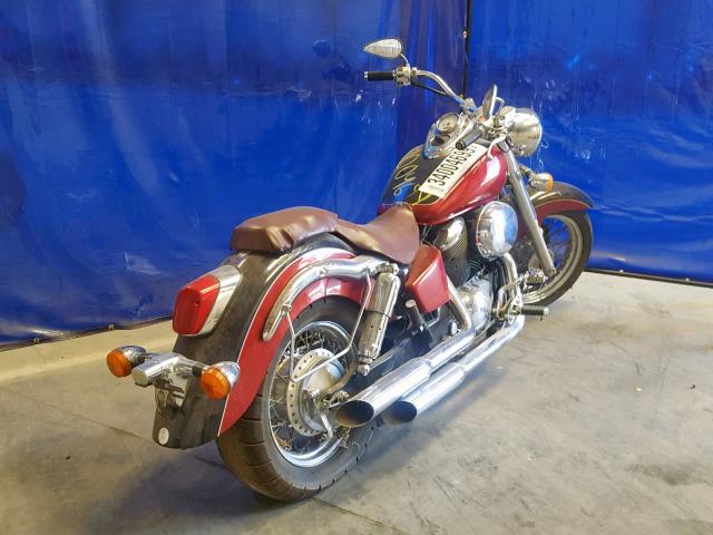 JH2RC44732M610071 - 2002 HONDA VT750 CDC BURGUNDY photo 4