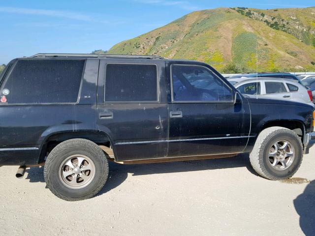 1GKEK13K8SJ763632 - 1995 GMC YUKON BLACK photo 9