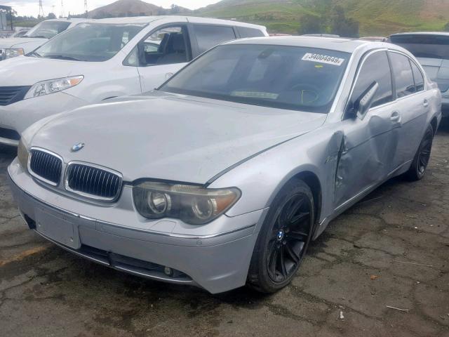 WBAGN63414DS45600 - 2004 BMW 745 LI GRAY photo 2