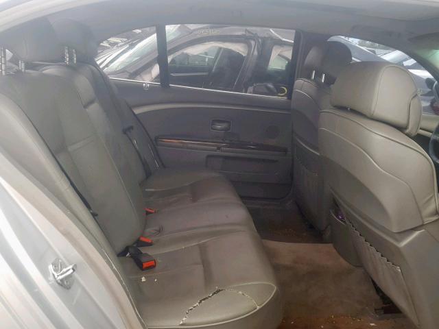 WBAGN63414DS45600 - 2004 BMW 745 LI GRAY photo 6