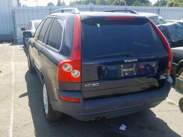 YV1CZ852751196509 - 2005 VOLVO XC90 V8 BLUE photo 3