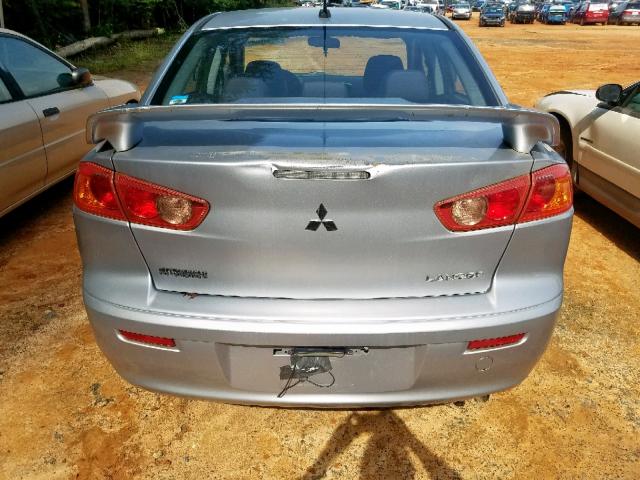 JA3AU26U18U010411 - 2008 MITSUBISHI LANCER ES SILVER photo 9