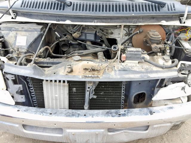 2B6HB21Y0SK504096 - 1995 DODGE RAM VAN B2 WHITE photo 7