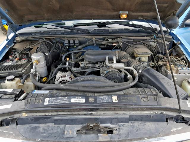 1GNDT13W4T2165984 - 1996 CHEVROLET BLAZER BLUE photo 7