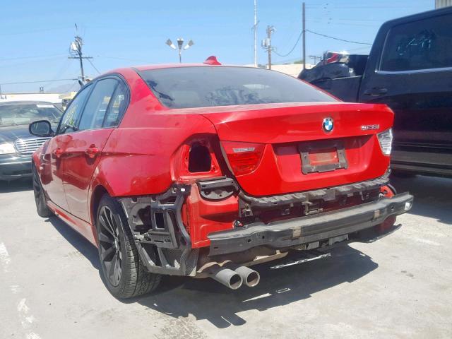 WBAPH5G5XBNM78693 - 2011 BMW 328 I SULE RED photo 3