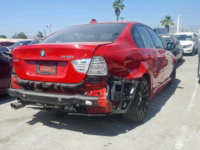 WBAPH5G5XBNM78693 - 2011 BMW 328 I SULE RED photo 4