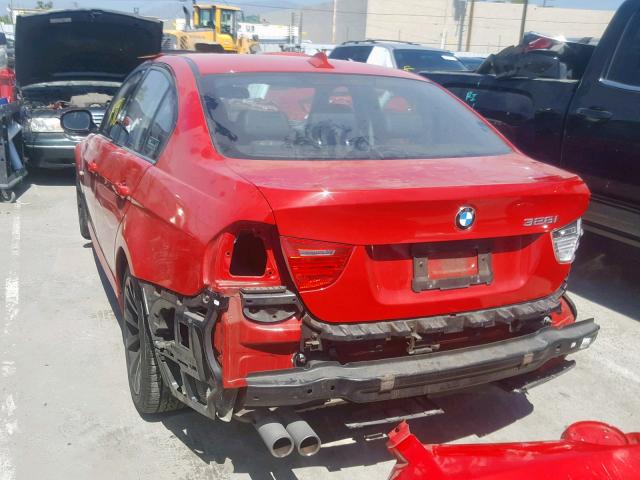 WBAPH5G5XBNM78693 - 2011 BMW 328 I SULE RED photo 9