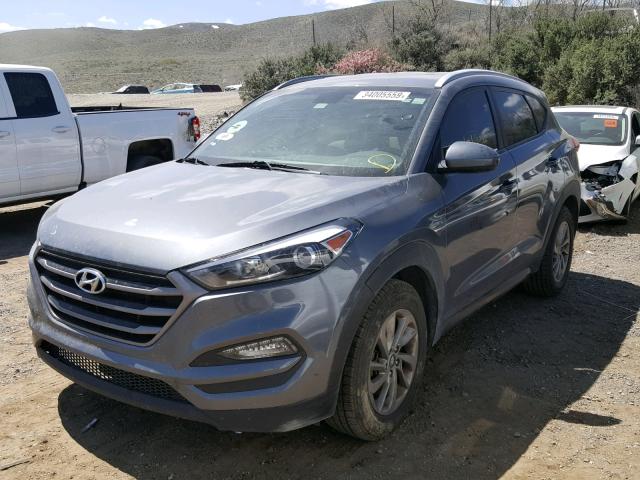 KM8J33A49GU071081 - 2016 HYUNDAI TUCSON LIM GRAY photo 2