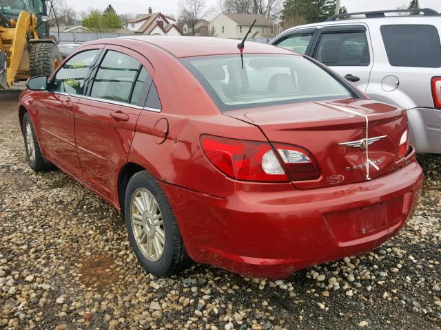 1C3LC56K37N509415 - 2007 CHRYSLER SEBRING TO RED photo 3