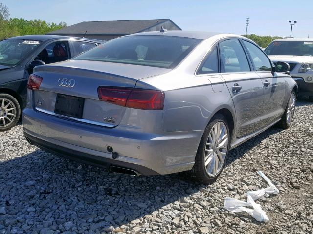 WAUFGAFC6GN006862 - 2016 AUDI A6 PREMIUM GRAY photo 4