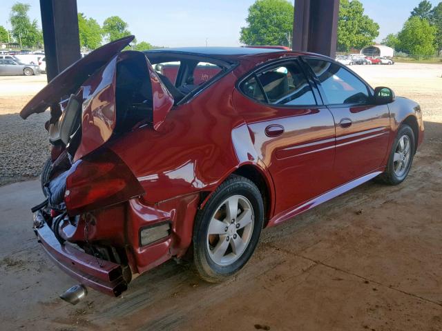 2G2WP552371150278 - 2007 PONTIAC GRAND PRIX Qırmızı foto 4