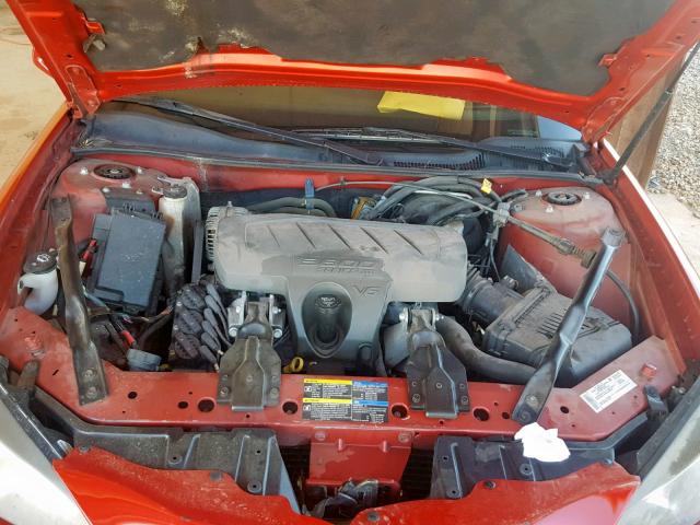 2G2WP552371150278 - 2007 PONTIAC GRAND PRIX Qırmızı foto 7
