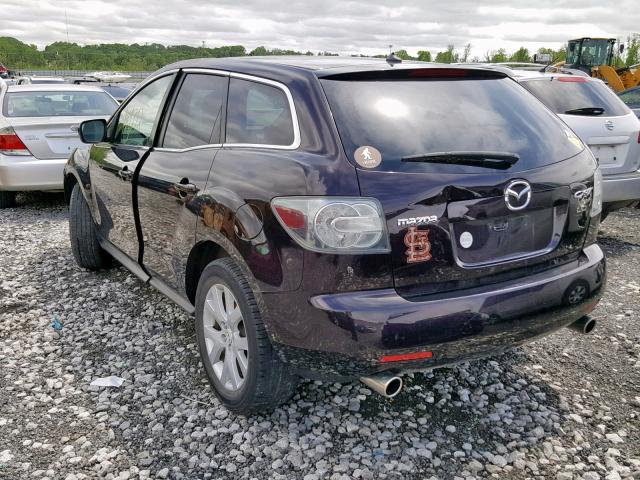 JM3ER293870131120 - 2007 MAZDA CX-7 PURPLE photo 3