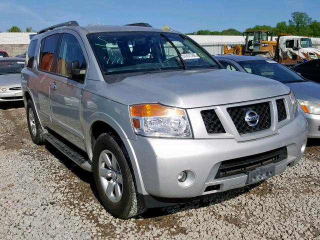 5N1AA0ND1FN604919 - 2015 NISSAN ARMADA SV SILVER photo 1