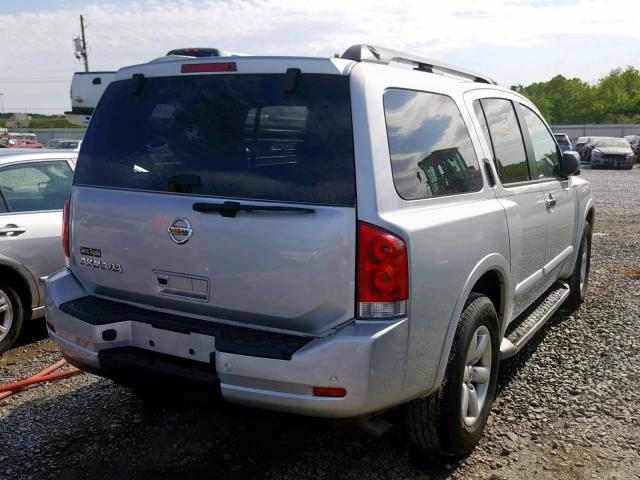 5N1AA0ND1FN604919 - 2015 NISSAN ARMADA SV SILVER photo 4