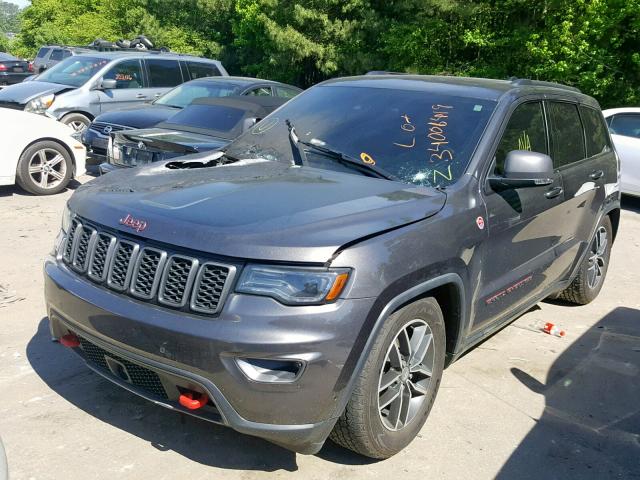 1C4RJFLG7JC113542 - 2018 JEEP GRAND CHER GRAY photo 2