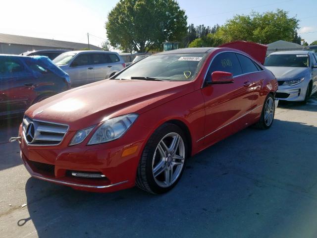 WDDKJ5KB9DF201681 - 2013 MERCEDES-BENZ E 350  photo 2