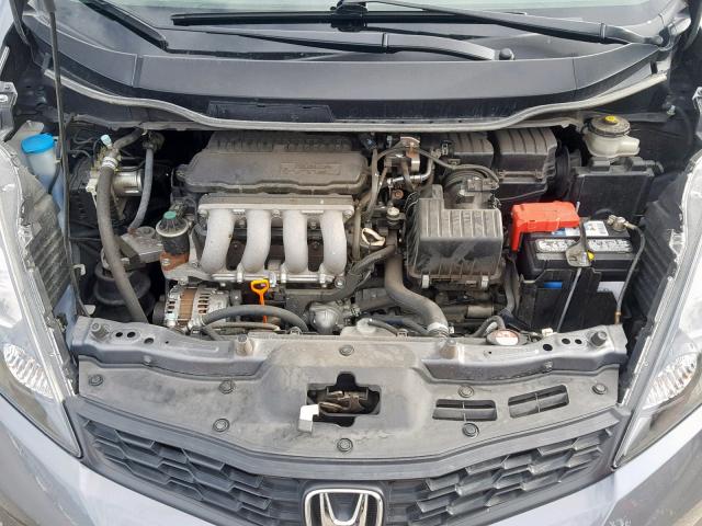 JHMGE8H58DC013144 - 2013 HONDA FIT SPORT GRAY photo 7