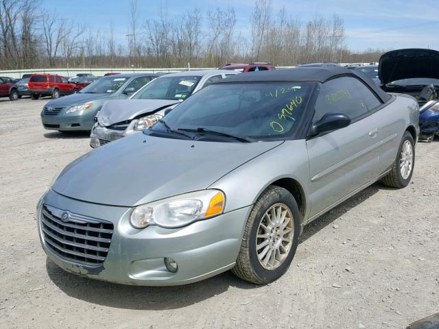 1C3EL55R65N570214 - 2005 CHRYSLER SEBRING TO GREEN photo 2