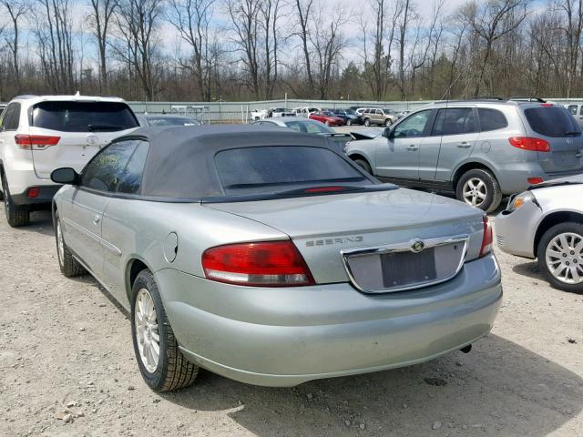 1C3EL55R65N570214 - 2005 CHRYSLER SEBRING TO GREEN photo 3