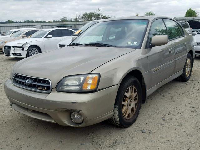 4S3BE896937205487 - 2003 SUBARU LEGACY OUT BROWN photo 2