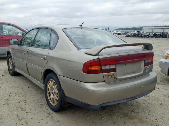 4S3BE896937205487 - 2003 SUBARU LEGACY OUT BROWN photo 3