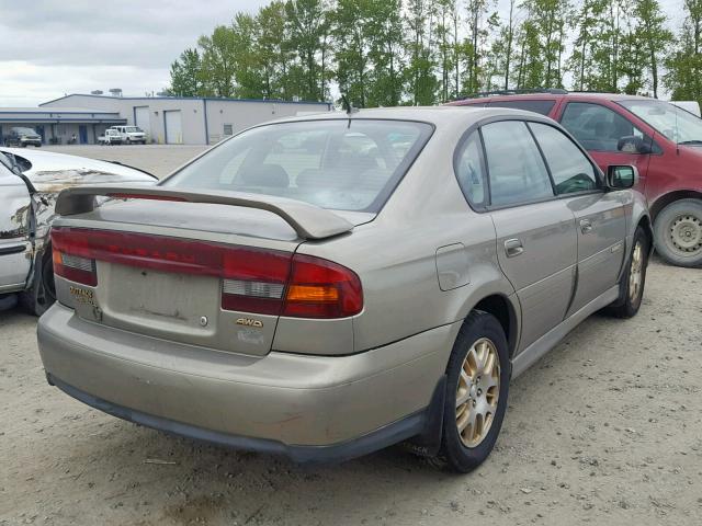 4S3BE896937205487 - 2003 SUBARU LEGACY OUT BROWN photo 4