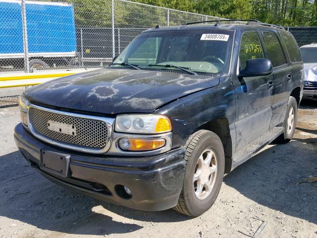 1GKEK63U04J306816 - 2004 GMC YUKON DENA BLACK photo 2