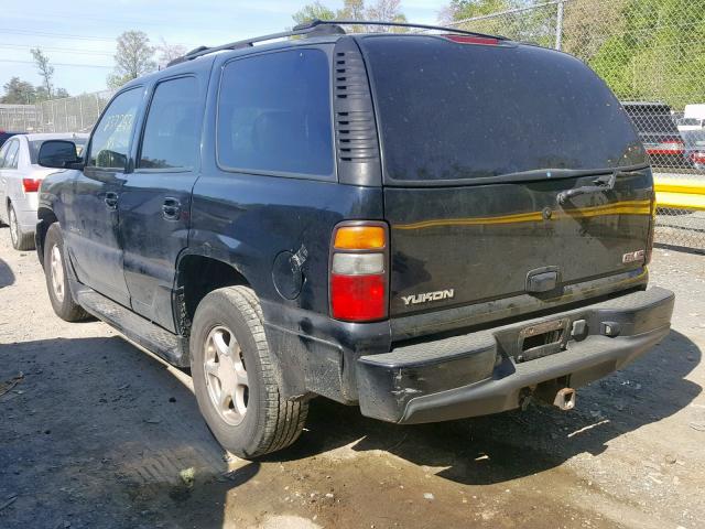 1GKEK63U04J306816 - 2004 GMC YUKON DENA BLACK photo 3