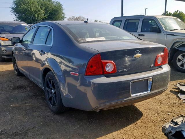 1G1ZG57B69F165643 - 2009 CHEVROLET MALIBU LS 灰色 照片 3