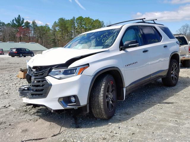 1GNEVJKW7JJ129080 - 2018 CHEVROLET TRAVERSE P WHITE photo 2