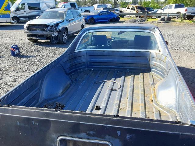 1W80KAK488350 - 1980 CHEVROLET EL CAMINO BLUE photo 6