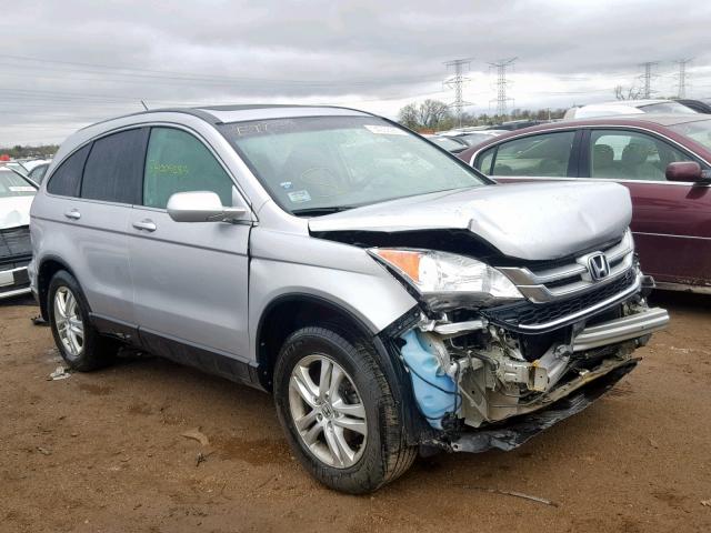 5J6RE4H78AL064492 - 2010 HONDA CR-V EXL SILVER photo 1