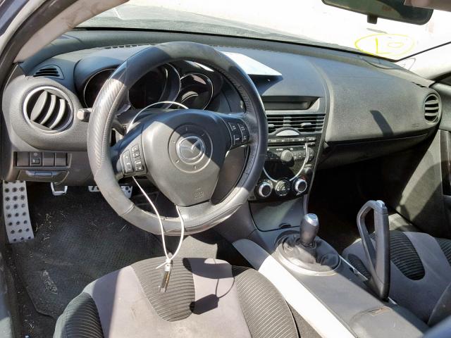 JM1FE173260204423 - 2006 MAZDA RX8 SILVER photo 9