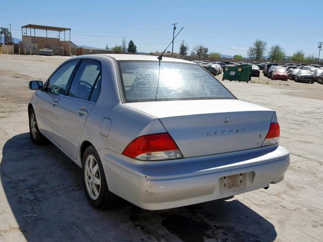 JA3AJ36E92U023454 - 2002 MITSUBISHI LANCER LS SILVER photo 3